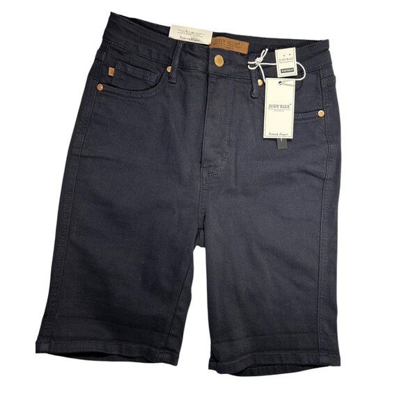 Judy Blue Pants - Judy Blue High-Waist Navy Denim Shorts
